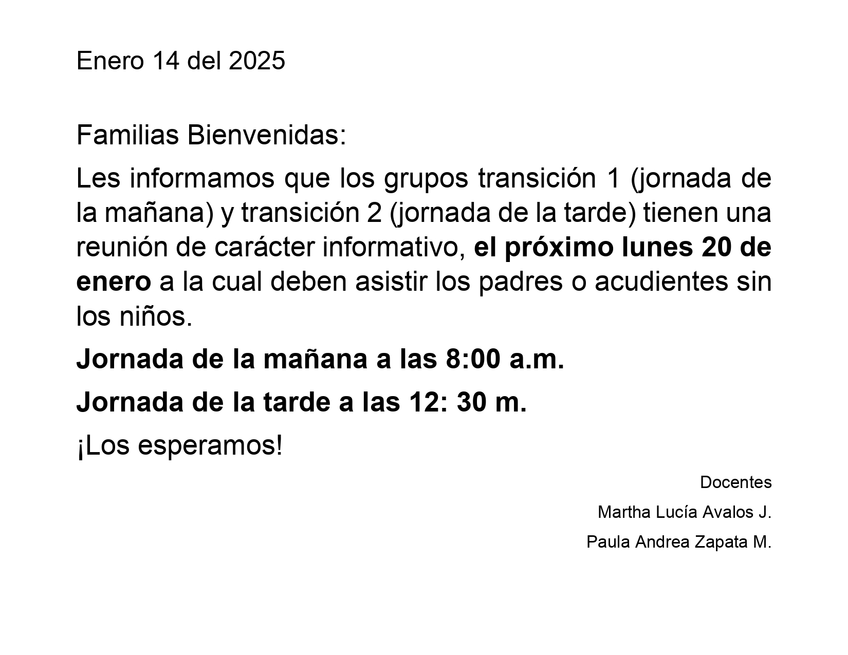 PRIMERA REUNION DE PADRES DE FAMILIA DEL GRADO PREESCOLAR